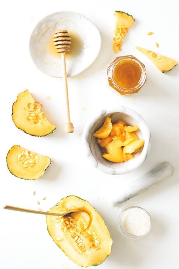 hỗn hợp scrub dưa lưới